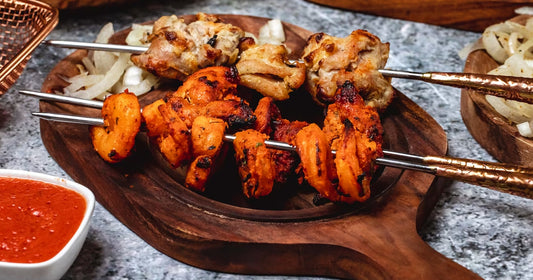 Garlic Parmesan Chicken Skewers