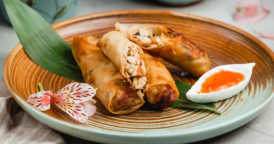 Papad Spring Rolls