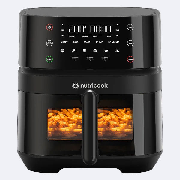 Nutricook Air Fryer 5.7L Vision (Black)