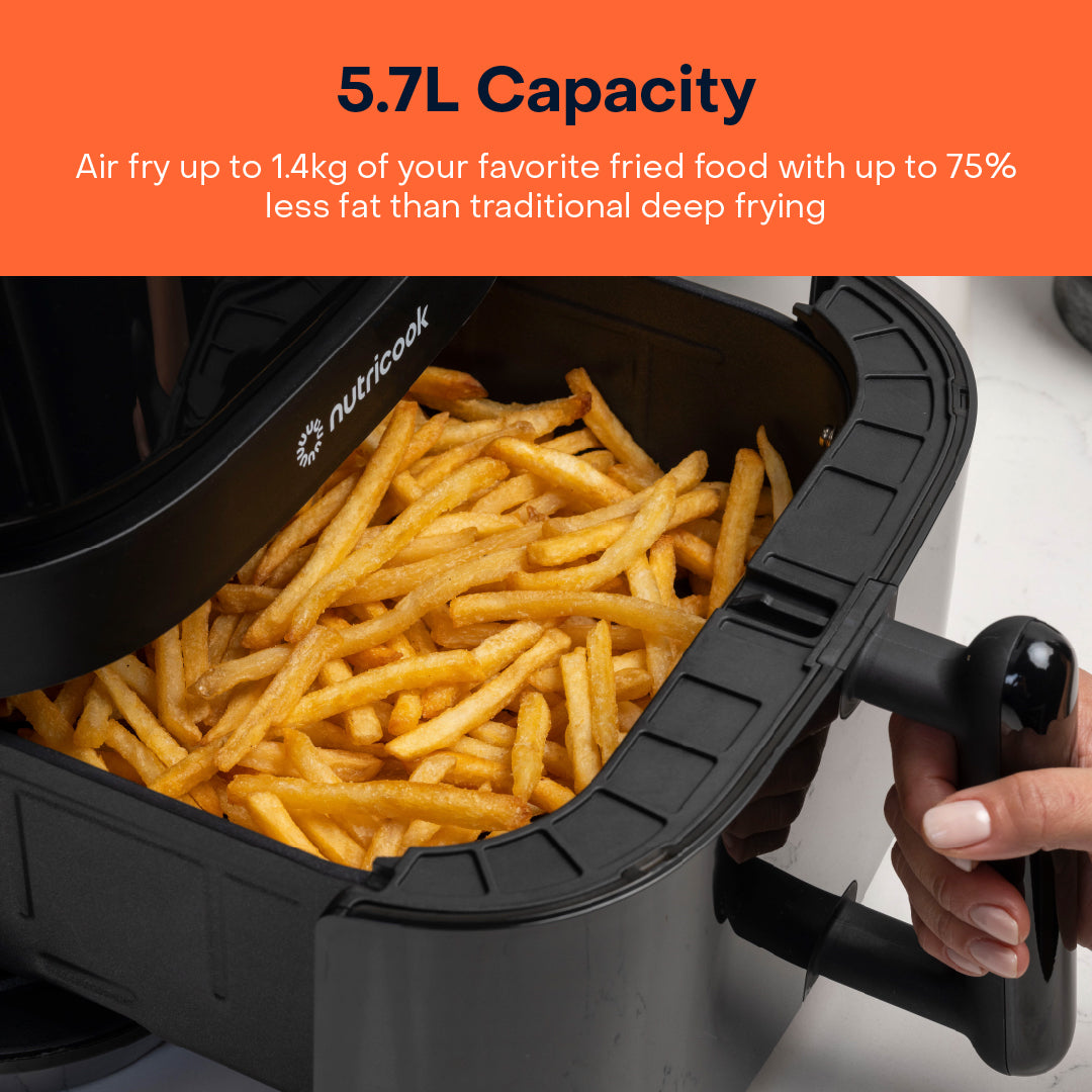 Nutricook Air Fryer 5.7L Vision (Black)