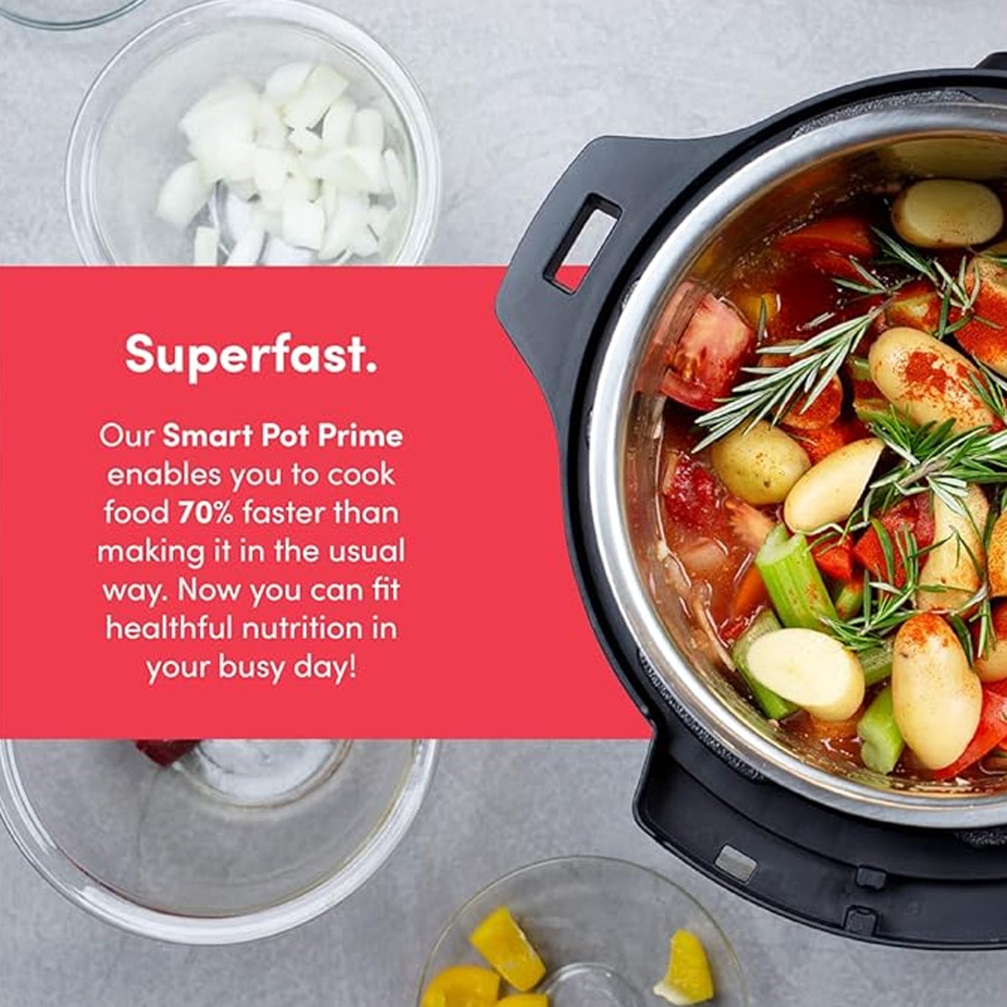 Nutricook Inner Cooking Pot, Stainless Steel, 6 Liters