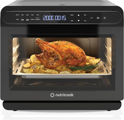 Nutricook Steami, Steam + Air Fryer Oven, 11-in-1 Functions, 24L Capacity, Steam + Convection, Real Steam Technology, ST01, 2 Year Warranty