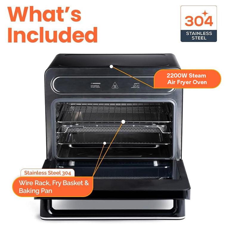 Nutricook Steami X 24 Litre Black