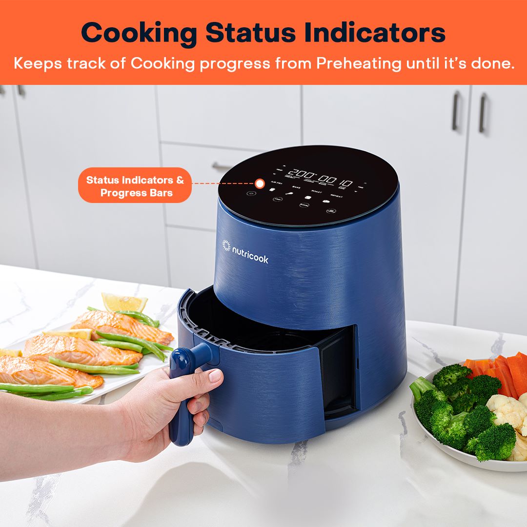 Nutricook Air Fryer Mini V2 3.3L - Ideal for New Buyers