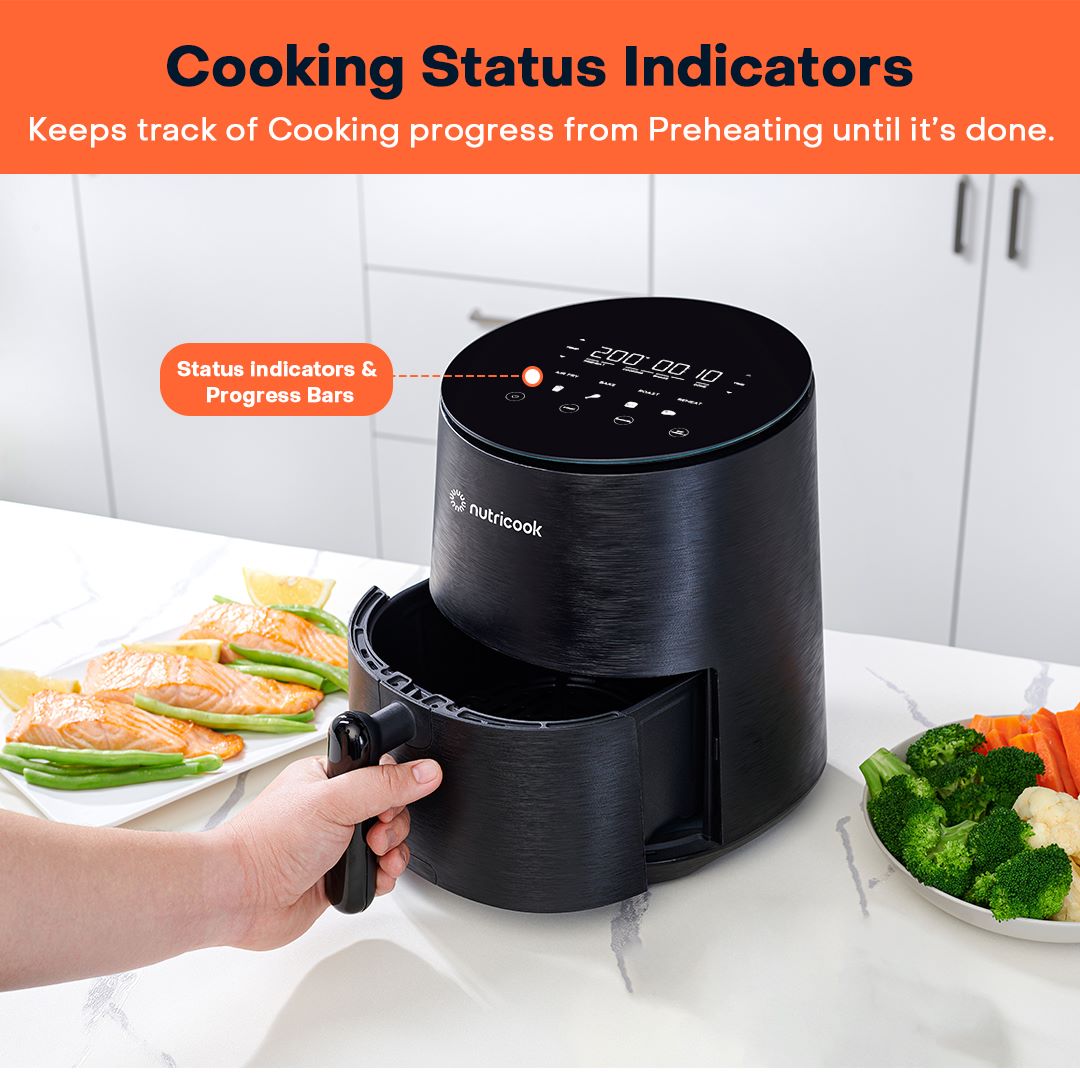 Nutricook Air Fryer Mini V2 3.3L - Ideal for New Buyers