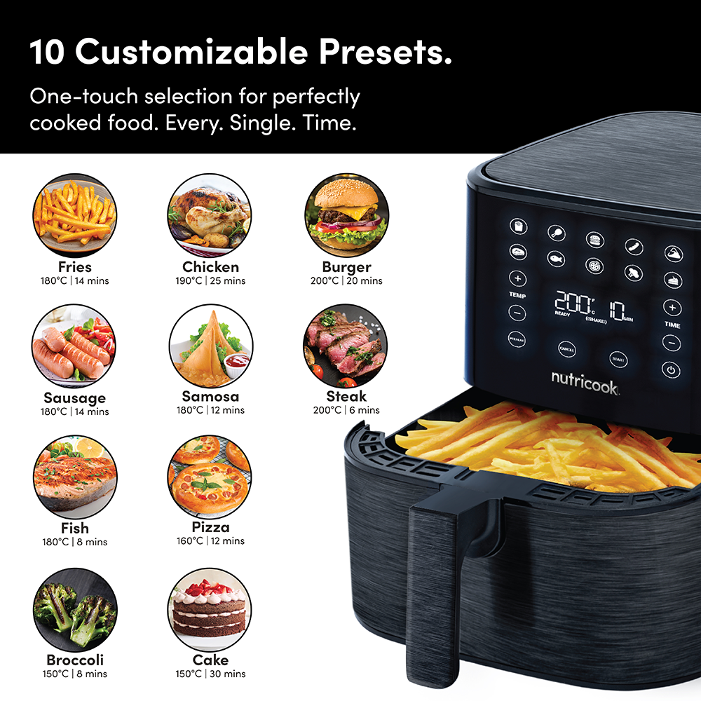 Nutricook Air Fryer 2 5.5L - Black